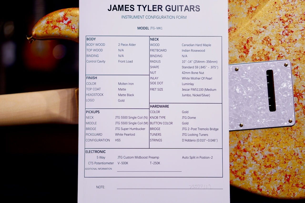 James Tyler JTG Molten Iron