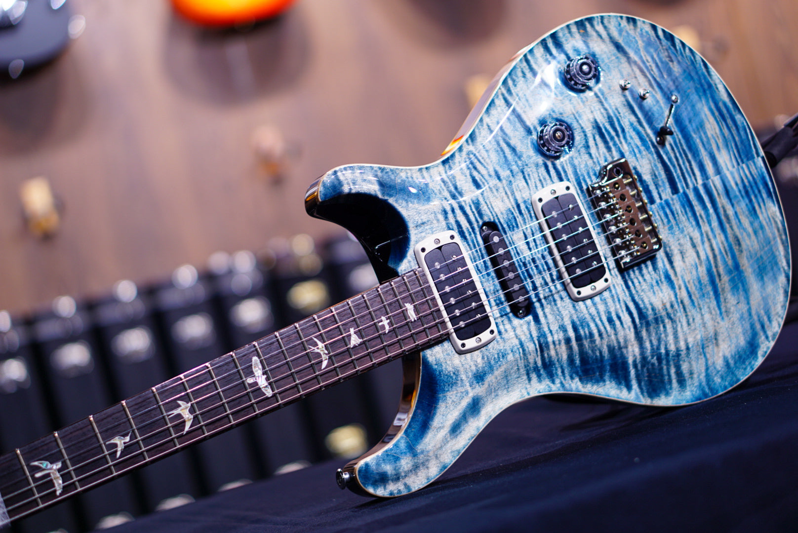 PRS Modern eagle V faded whale blue 0358411 - HIENDGUITAR PRS GUITAR