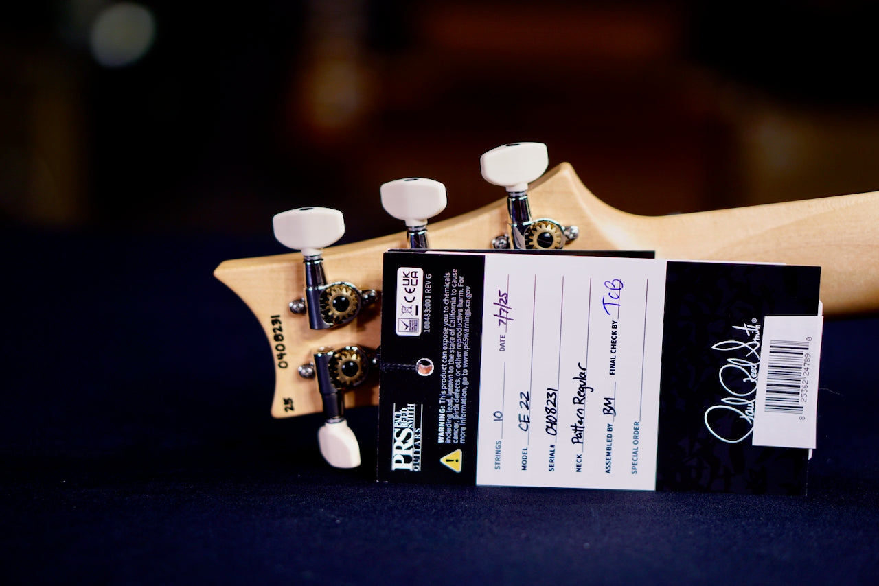 PRS CE 22 Limited Edition Faded Blue Smokeburst 0408231