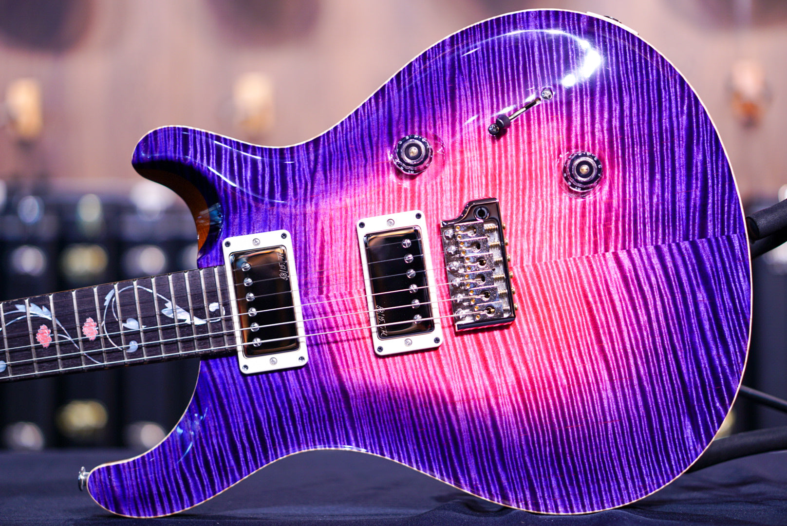 PRS PRIVATE STOCK ORIANTHI LIMITED EDITION Blooming Lotus Glow 361267 - HIENDGUITAR PRS GUITAR