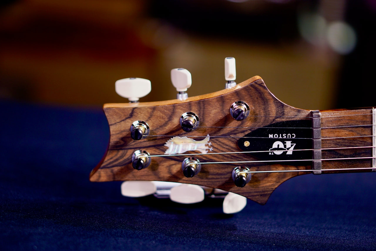 PRS 40th Anniversary Custom 24-08 Semi-Hollow Limited Edition Faded Whale Blue (Natural Back) 0410438