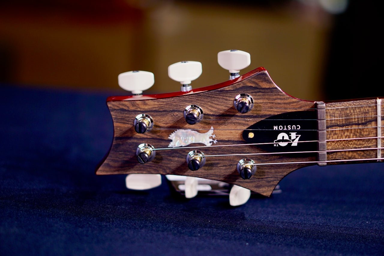 PRS 40th Anniversary Custom 24-08 Semi-Hollow Limited Edition Charcoal Cherry Burst 0407899