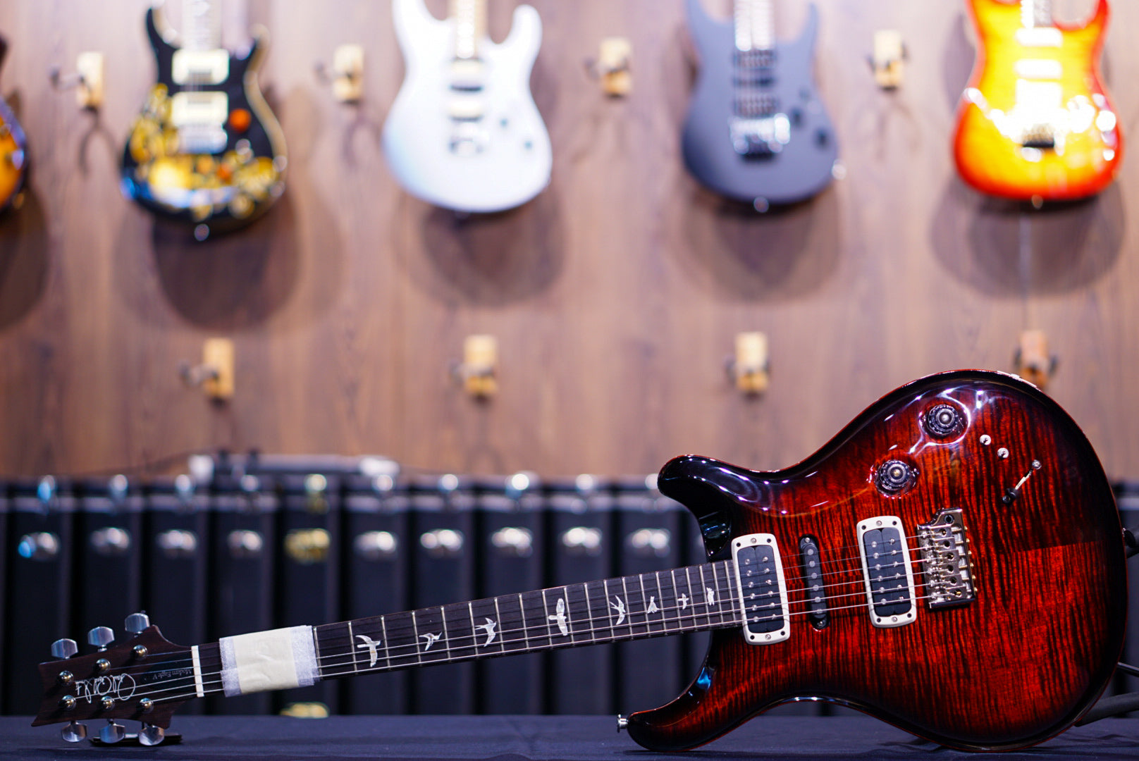 PRS Modern eagle V fire red burst 0357748 - HIENDGUITAR PRS GUITAR