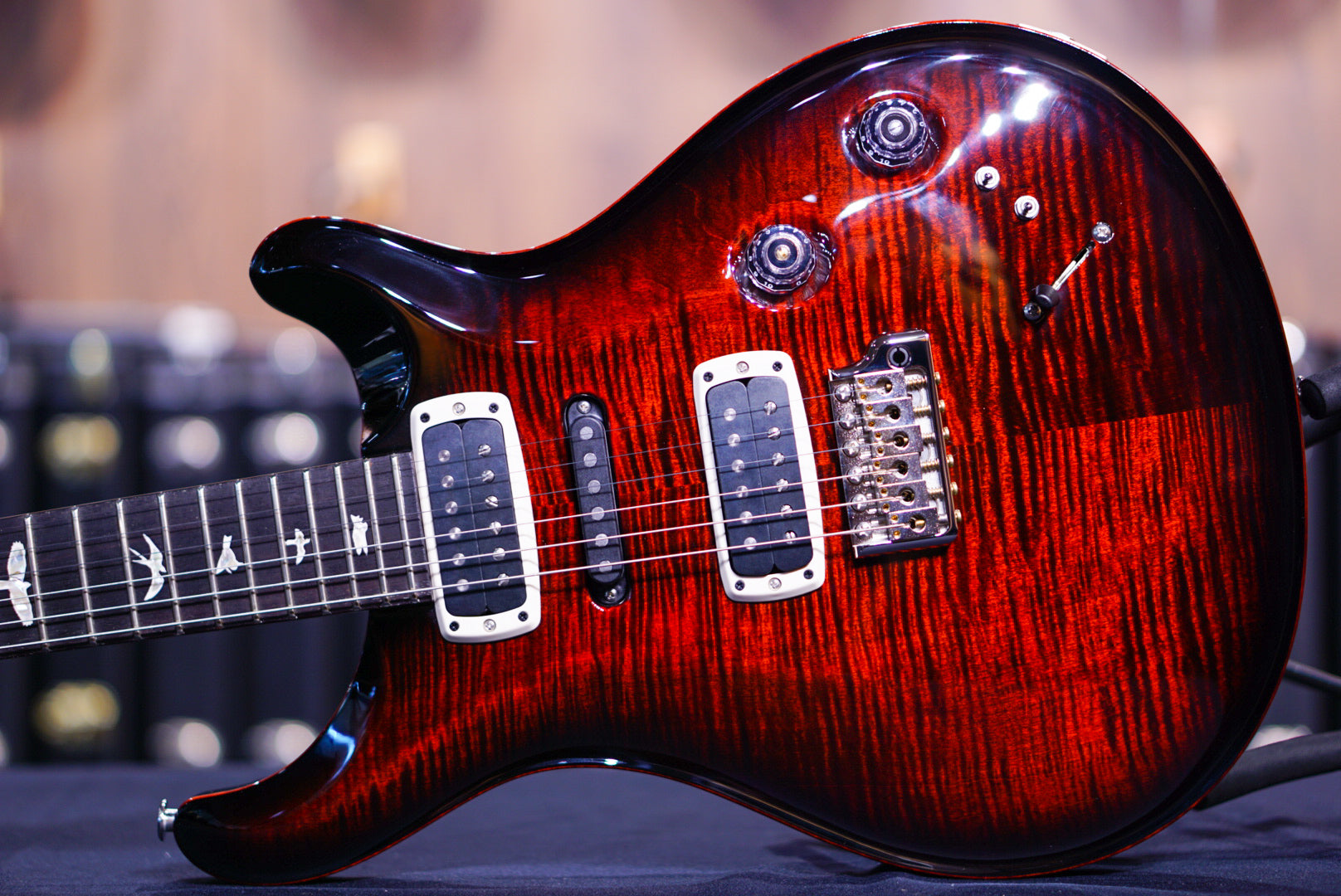 PRS Modern eagle V fire red burst 0357748 - HIENDGUITAR PRS GUITAR