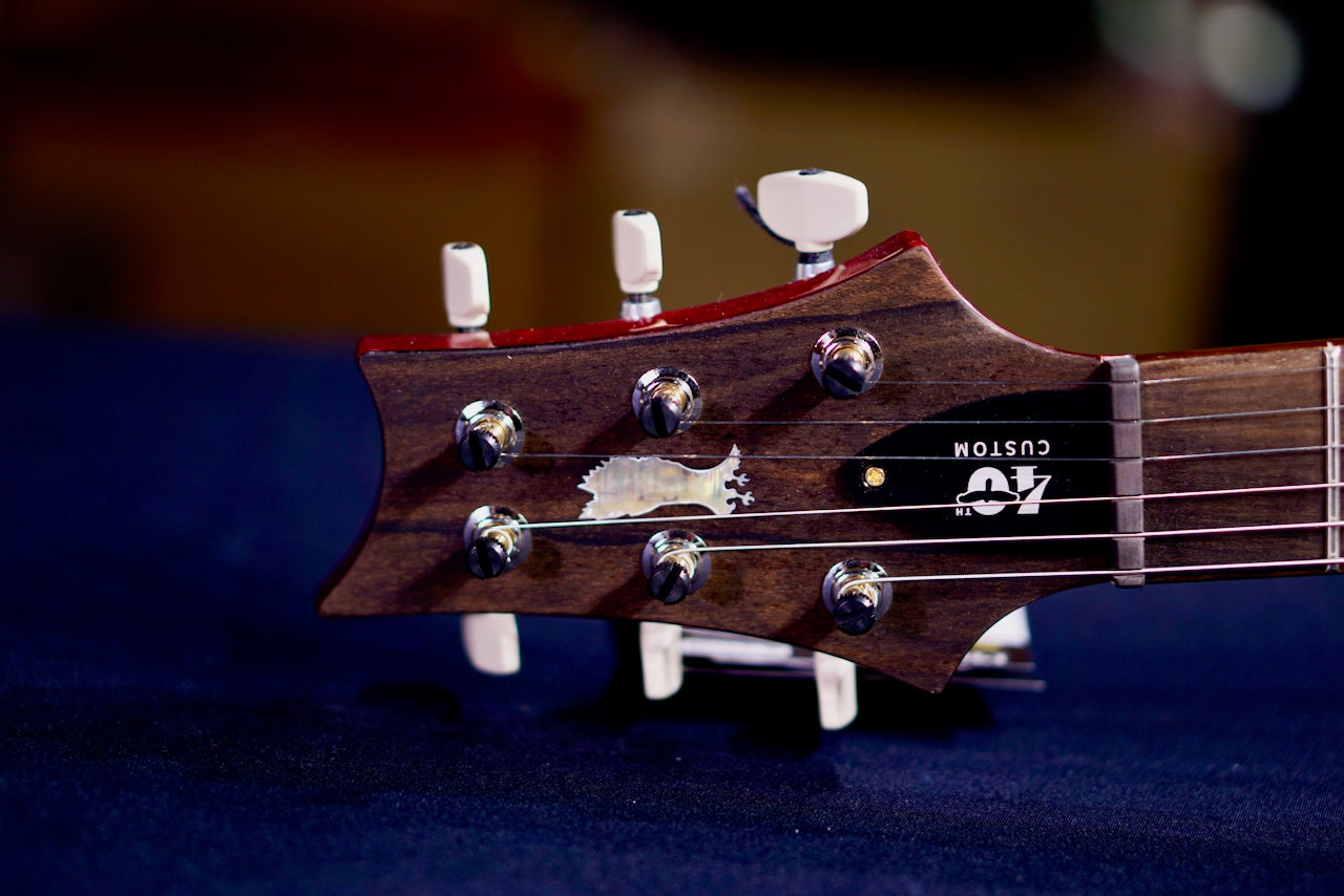 PRS 40th Anniversary Custom 24-08 Semi-Hollow Limited Edition Charcoal Cherry Burst 0407823