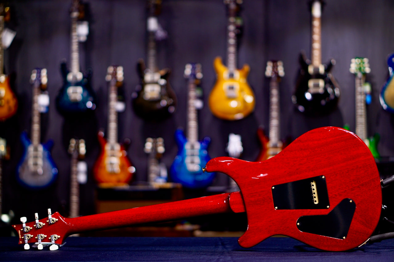 PRS 40th Anniversary Custom 24-08 Semi-Hollow Limited Edition Charcoal Cherry Burst 0407823