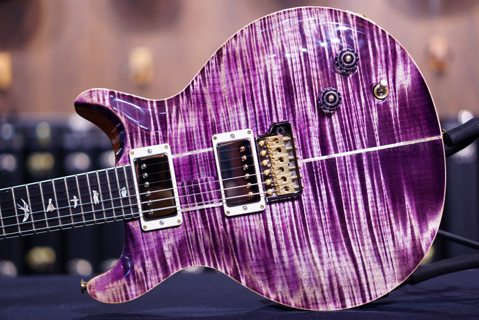 PRS Santana purple blue jeans 10 top 0361167 - HIENDGUITAR PRS GUITAR