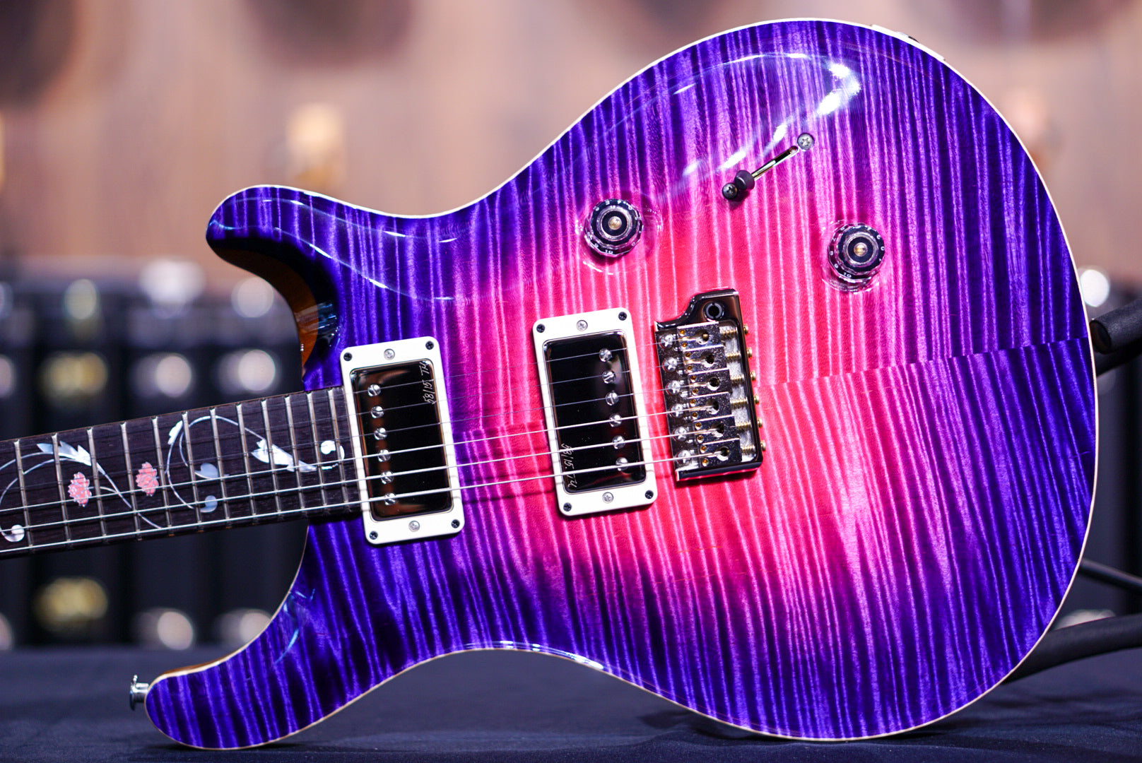 PRS PRIVATE STOCK ORIANTHI LIMITED EDITION Blooming Lotus Glow 356017 - HIENDGUITAR PRS GUITAR