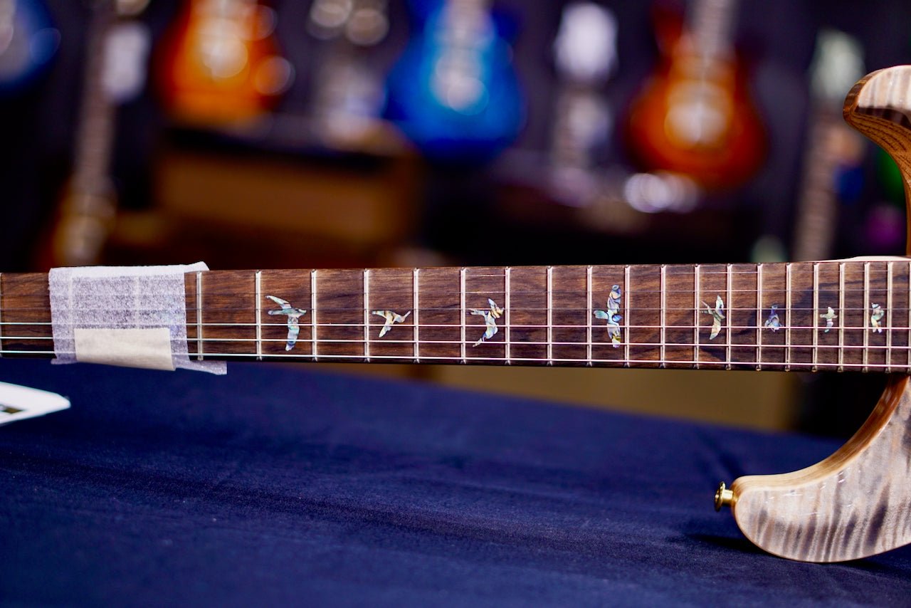 PRS Custom 24 Piezo wood library Artist Neck Gray Black Fade 0411095