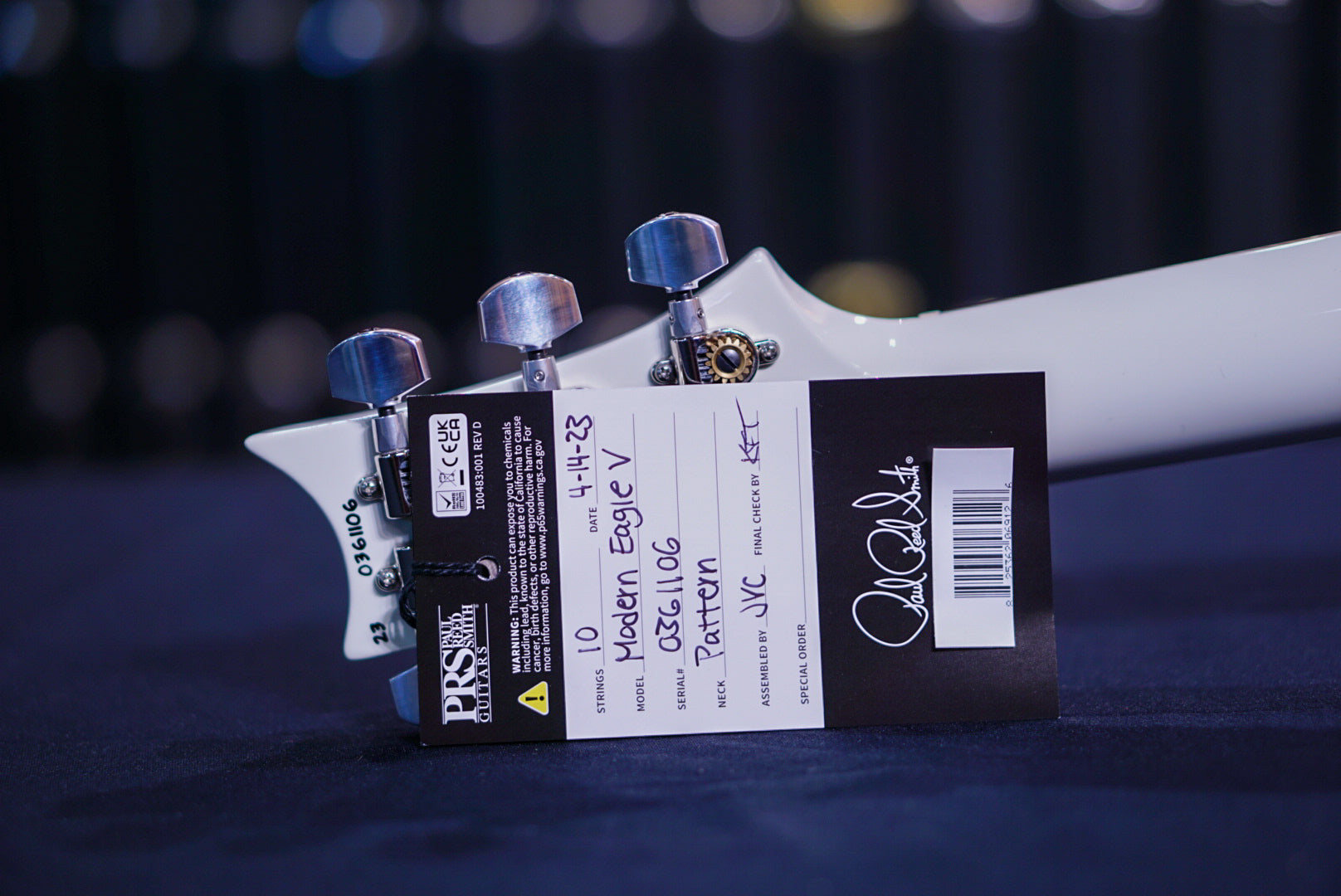 PRS Modern eagle V antique white 0361106 - HIENDGUITAR PRS GUITAR