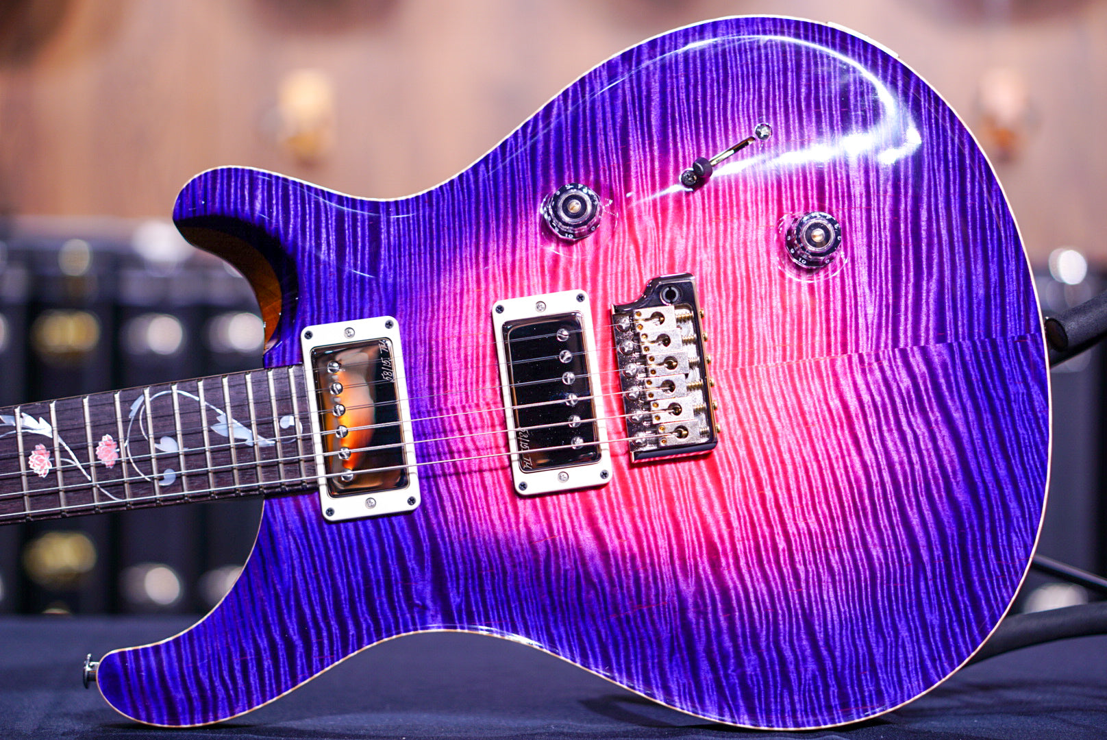 PRS PRIVATE STOCK ORIANTHI LIMITED EDITION Blooming Lotus Glow 361269 - HIENDGUITAR PRS GUITAR