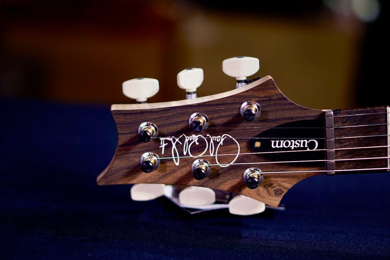 PRS Custom 24 Piezo wood library Artist Neck Blue Fade 0411092