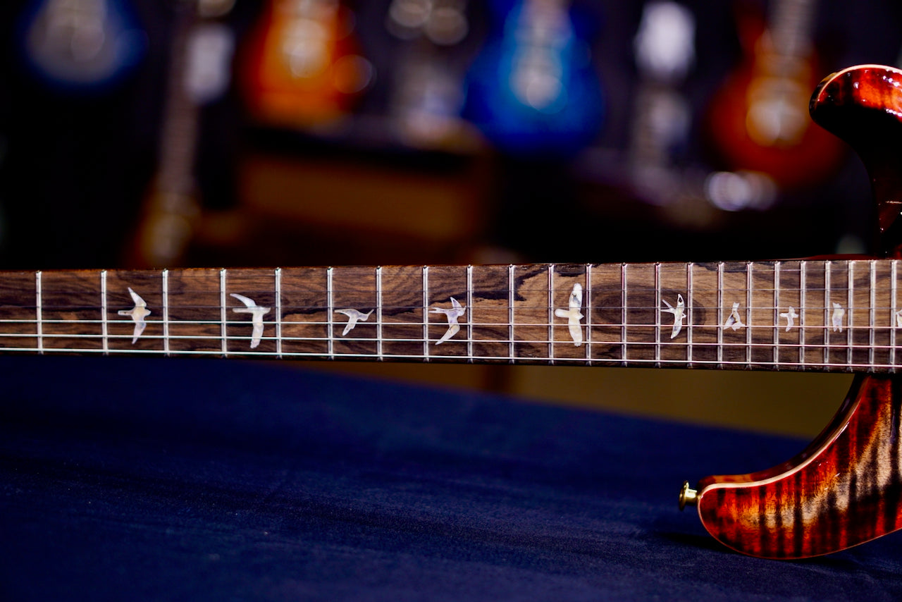 PRS 40th Anniversary Custom 24-08 Semi-Hollow Limited Edition Charcoal Cherry Burst 0410662