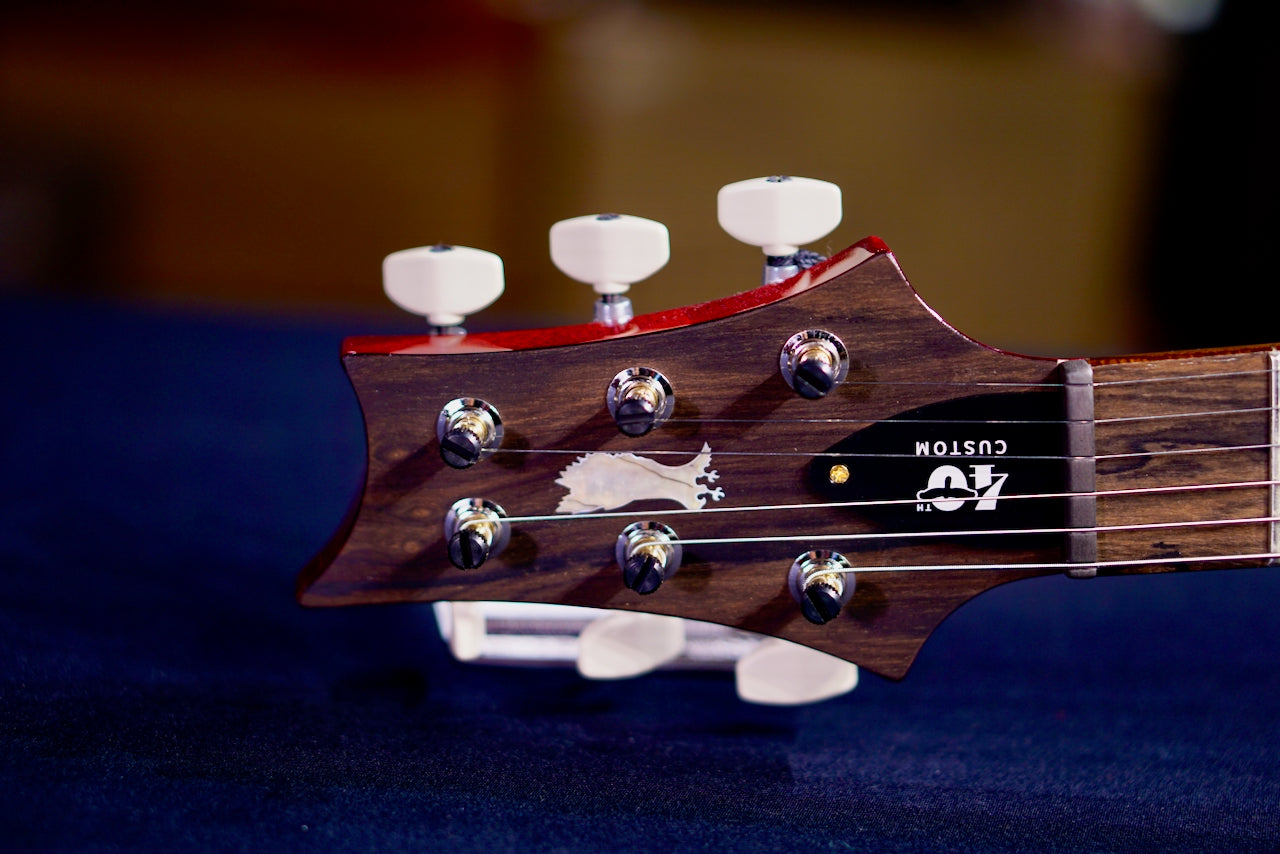 PRS 40th Anniversary Custom 24-08 Semi-Hollow Limited Edition Charcoal Cherry Burst 0410662