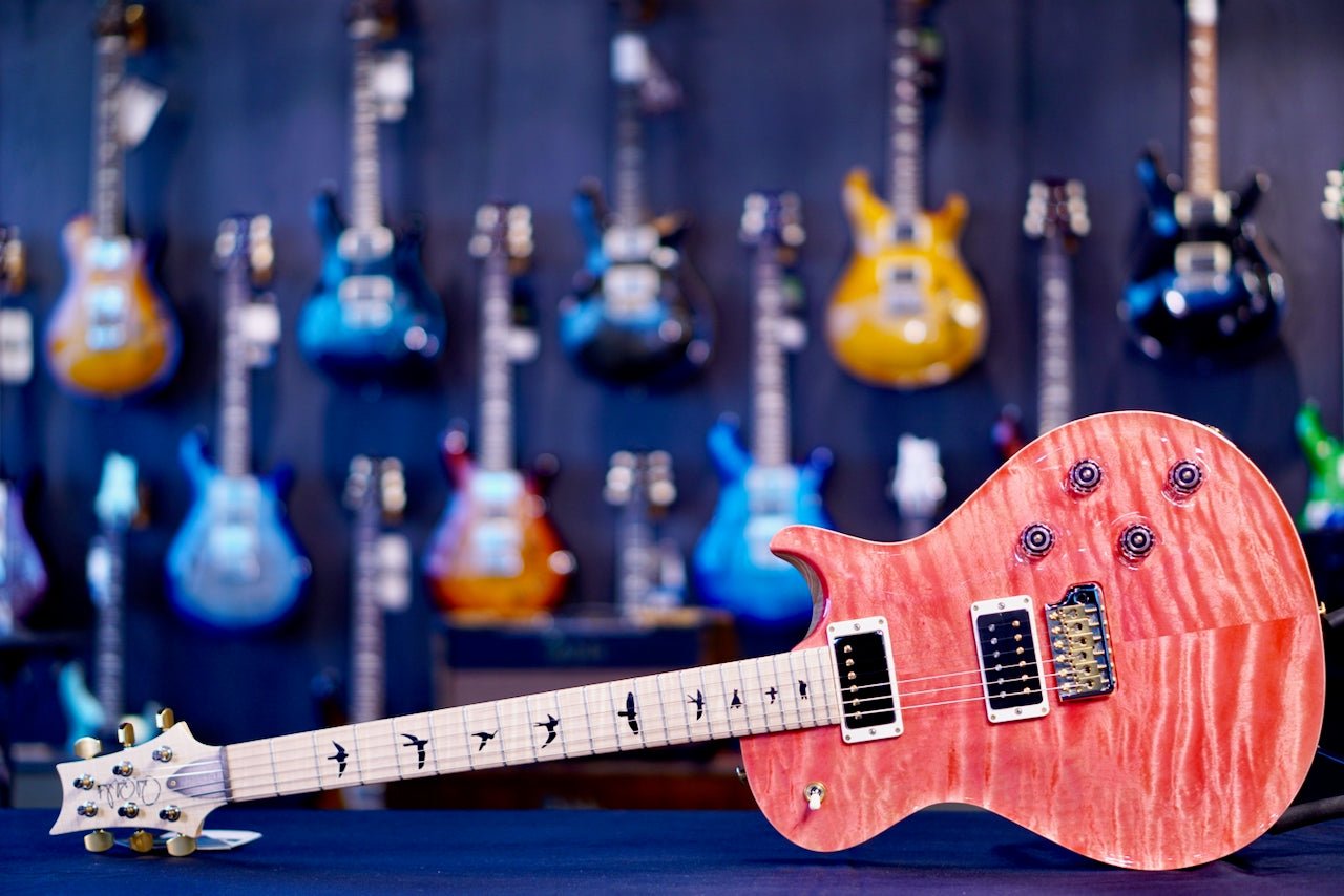 PRS Tremonti Wood Library Artist Neck Quilt Bonni Pink (Natural Back) 0408493