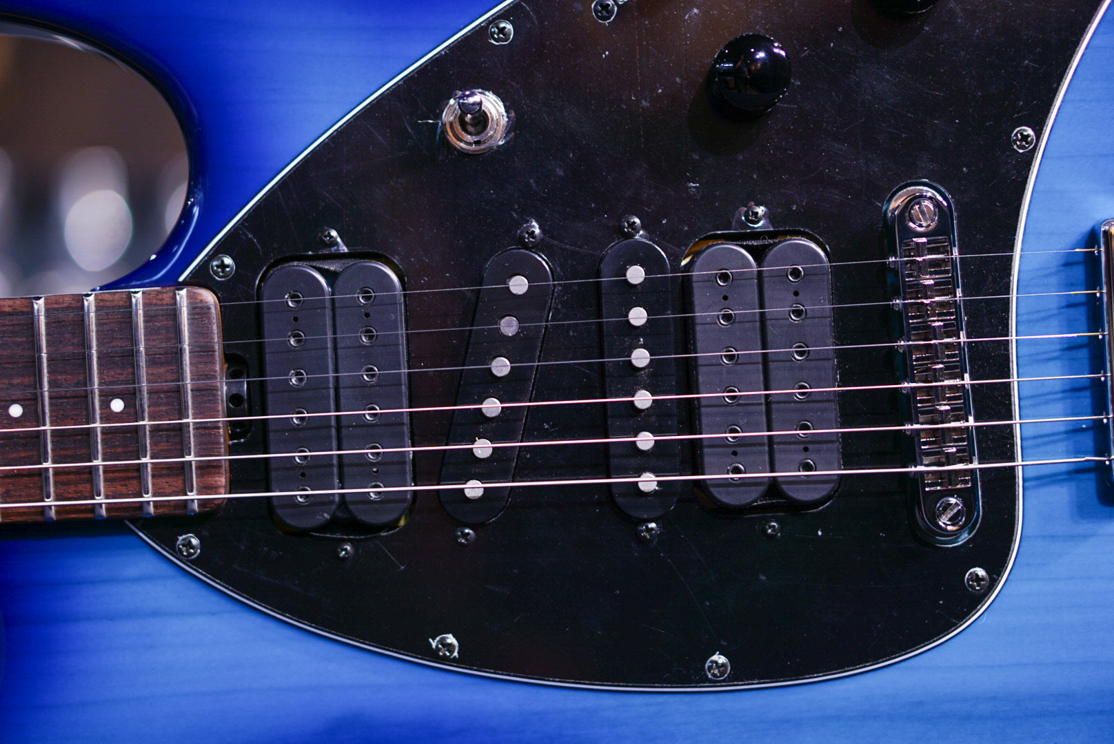 Ernie Ball Music Man Steve Morse Blue Burst H07045