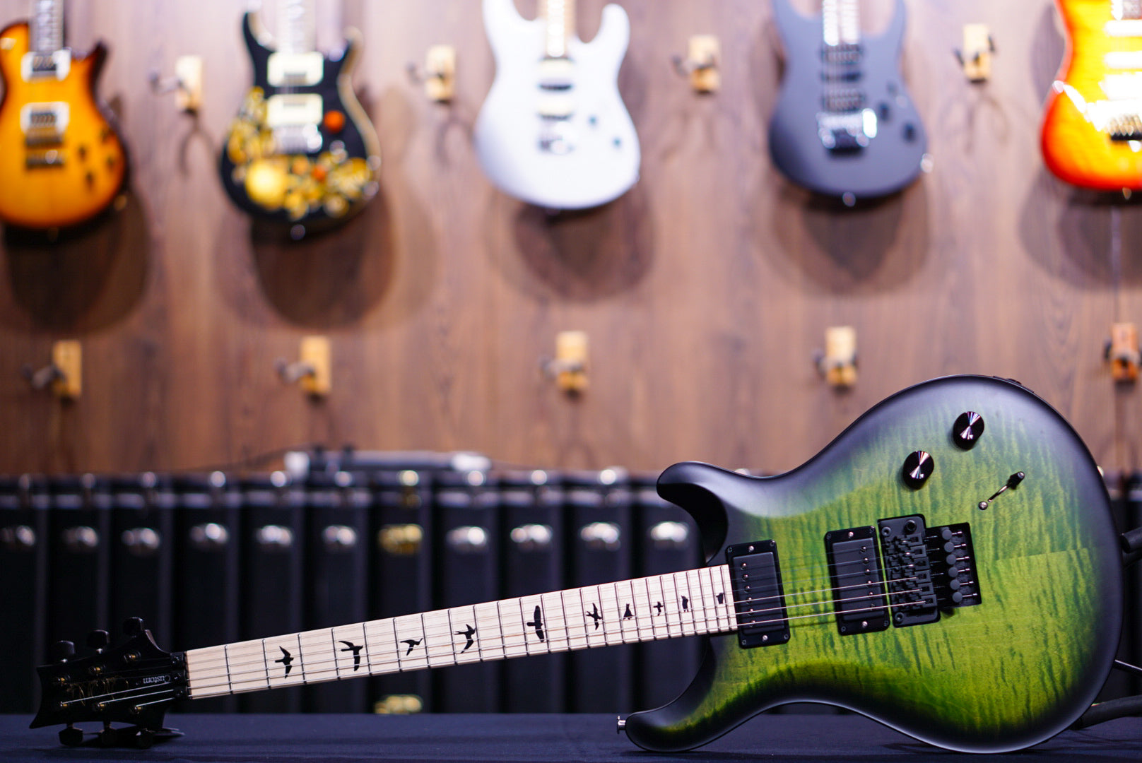 PRS Dustie Waring CE 24 floyd jade smokeburst 0358478 - HIENDGUITAR PRS GUITAR