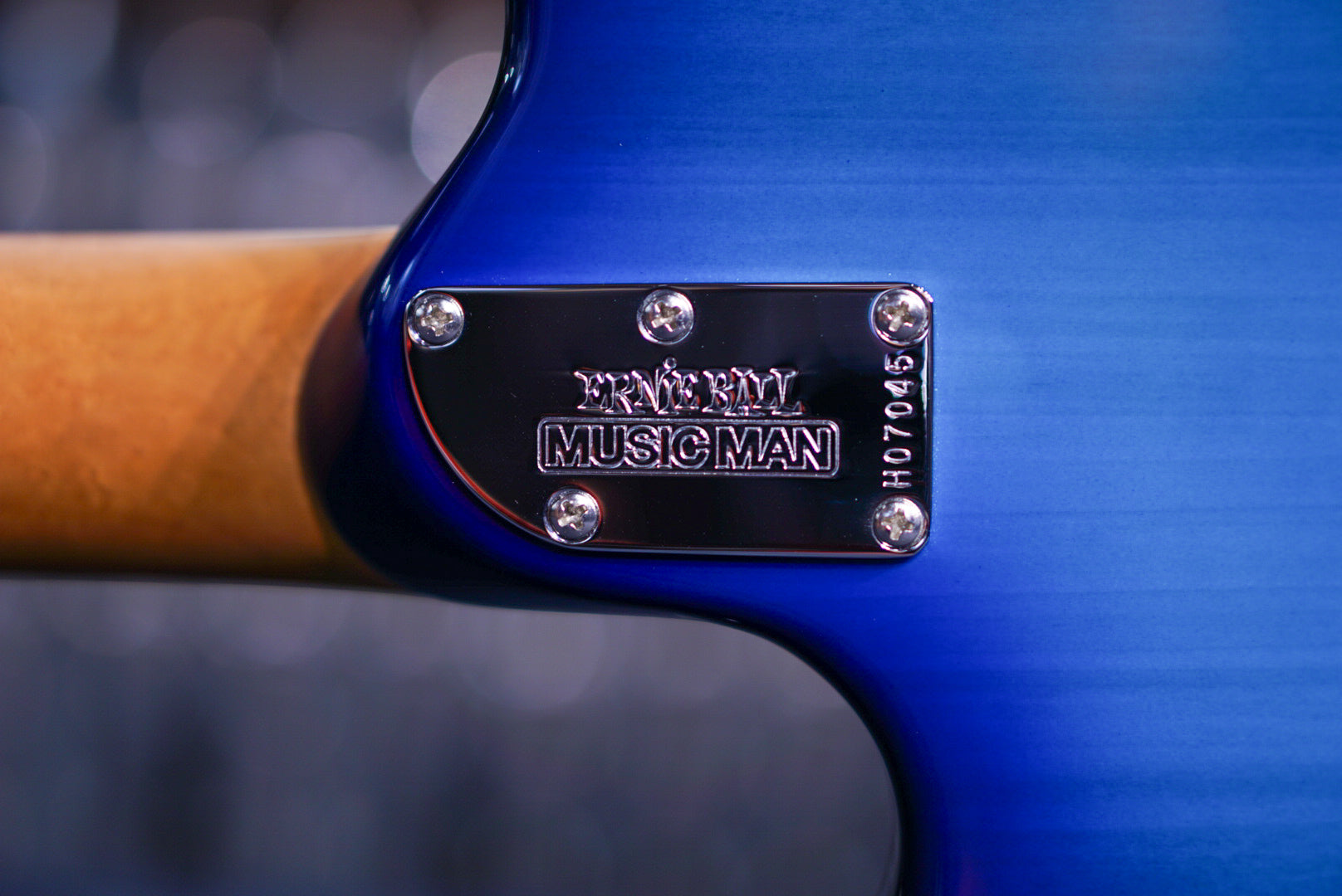 Ernie Ball Music Man Steve Morse Blue Burst H07045