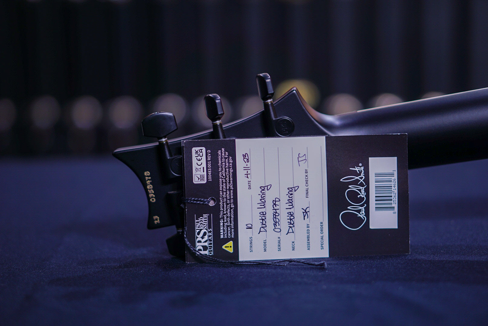 PRS Dustie Waring CE 24 floyd jade smokeburst 0358478 - HIENDGUITAR PRS GUITAR