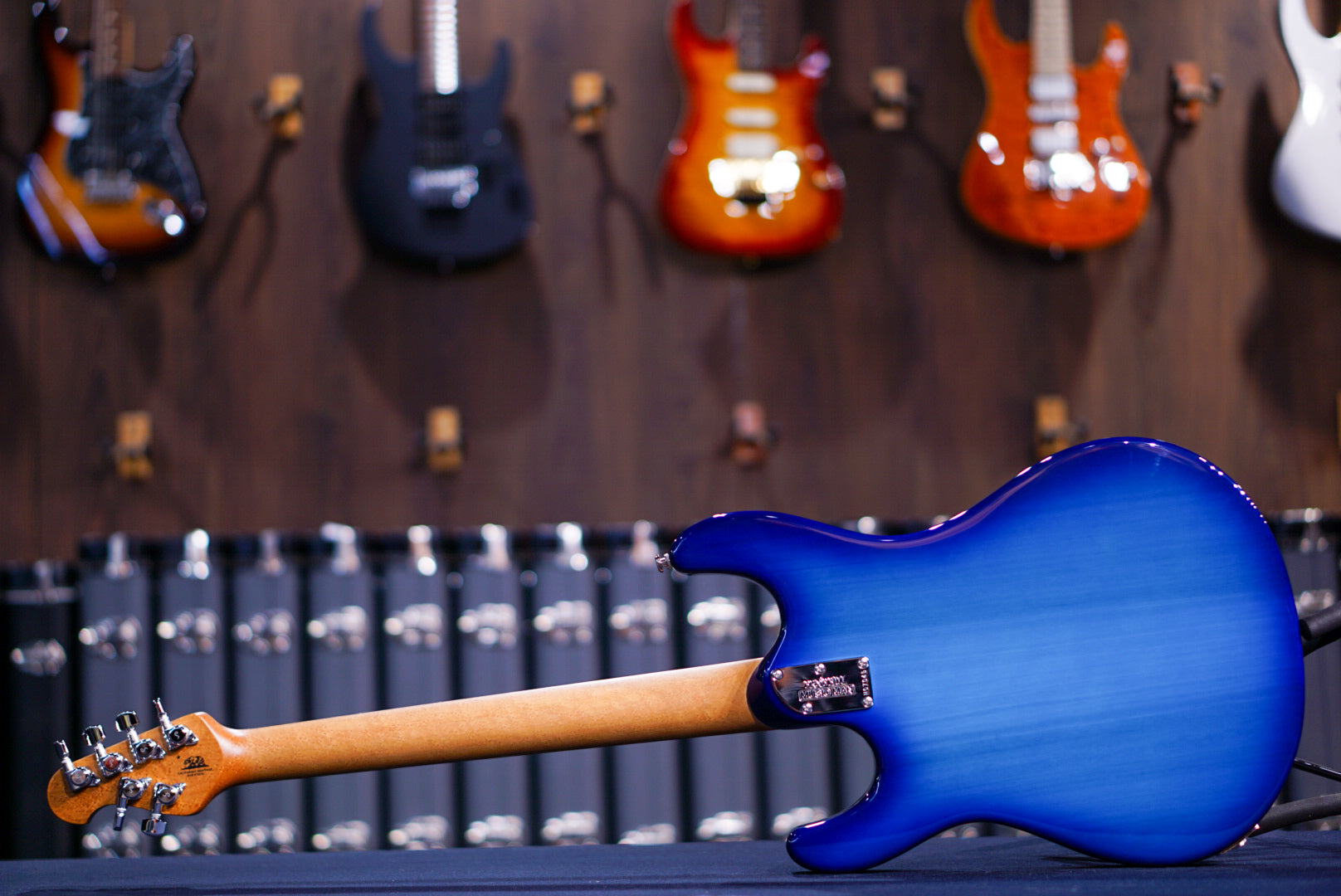 Ernie Ball Music Man Steve Morse Blue Burst H07045