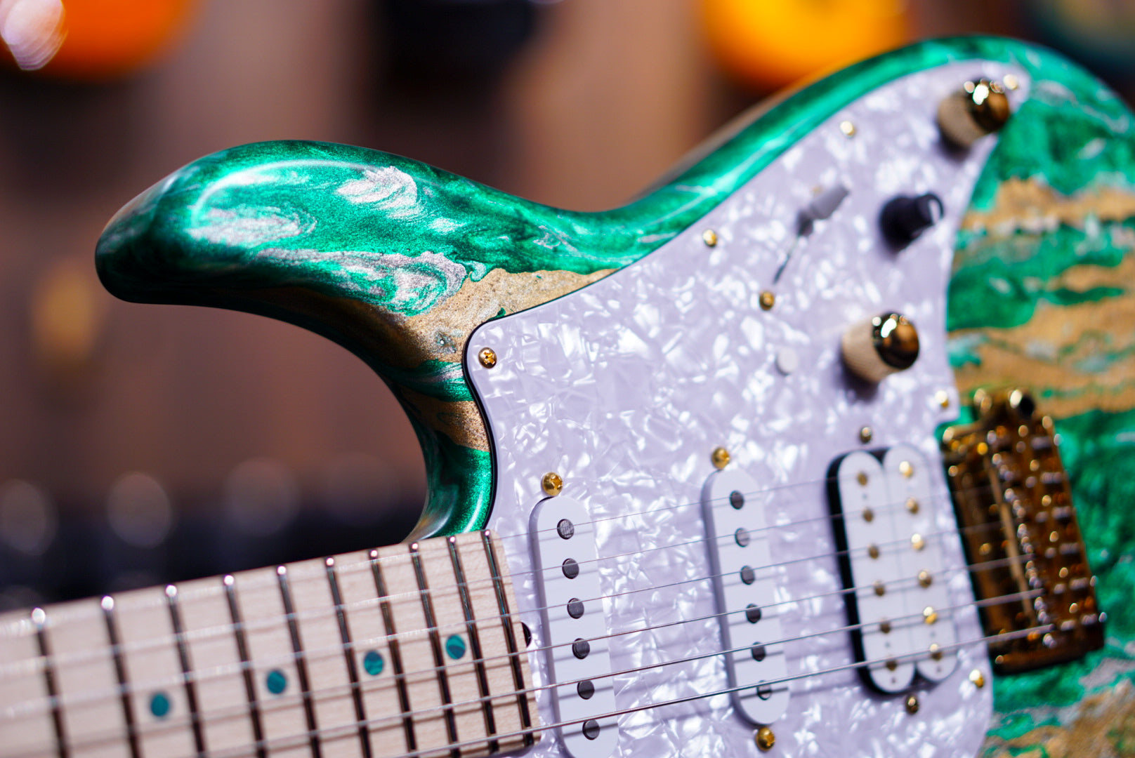 James tyler elite HD green schmear - HIENDGUITAR James Tyler