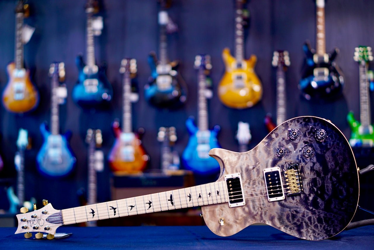 PRS Tremonti Wood Library Artist Neck Quilt Gray Black Fade 0411899