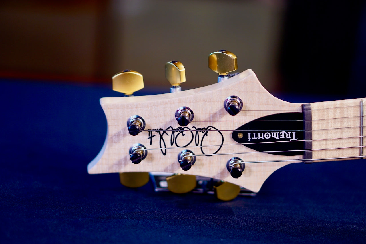 PRS Tremonti Wood Library Artist Neck Quilt Gray Black Fade 0411899