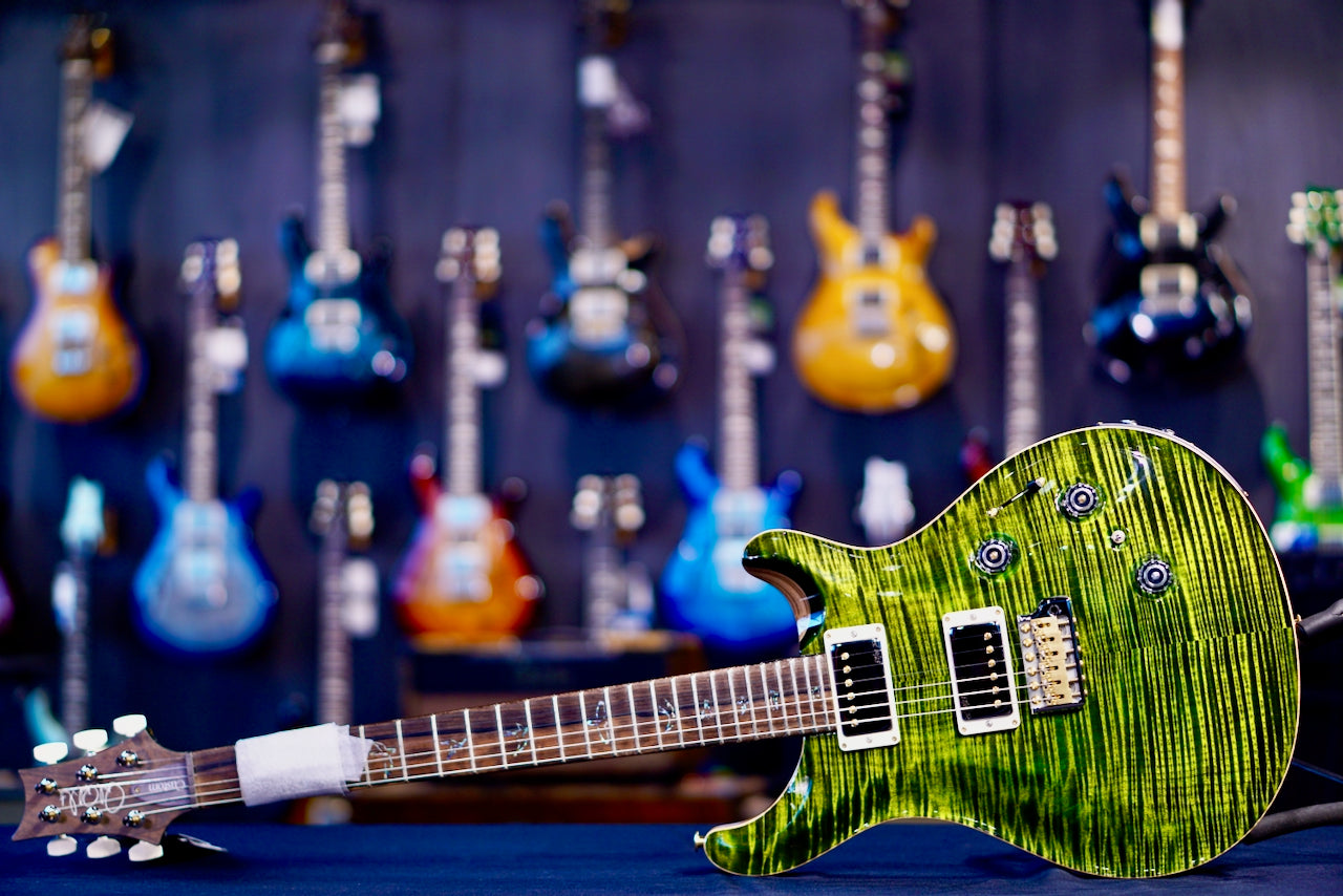 PRS Custom 24 Piezo Wood Library Jade (Natural Back) 0405885