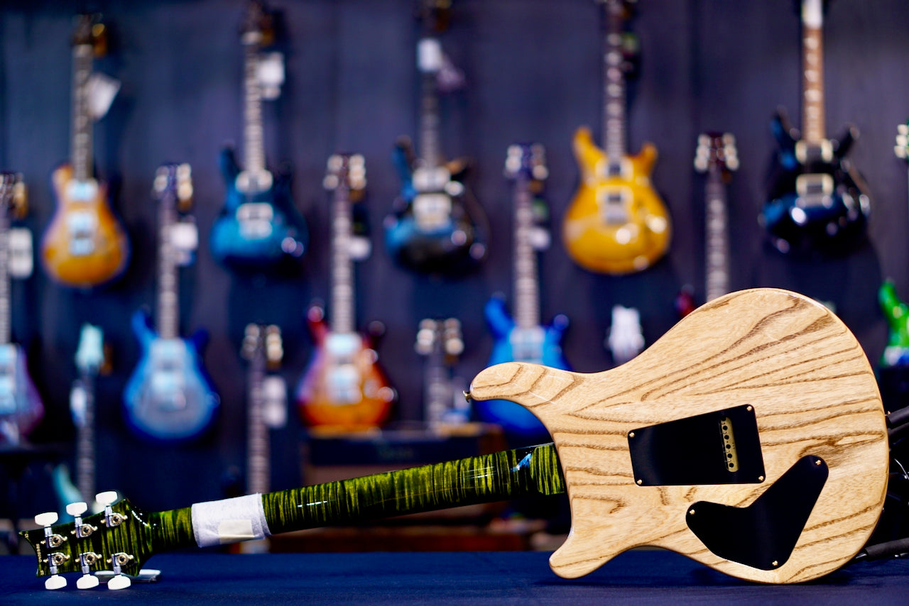 PRS Custom 24 Piezo Wood Library Jade (Natural Back) 0405885