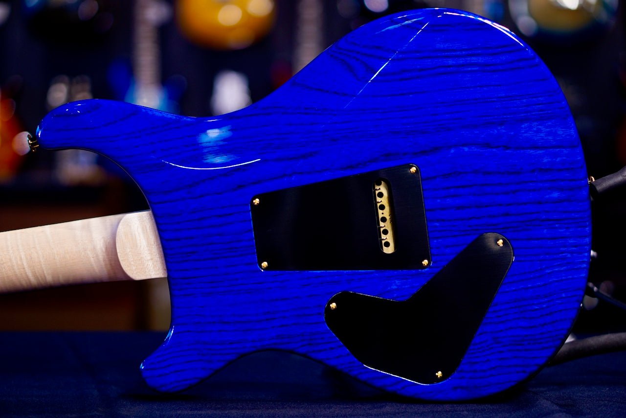 PRS Custom 24 Piezo wood library Artist Neck Violet Blue Burst 0411093
