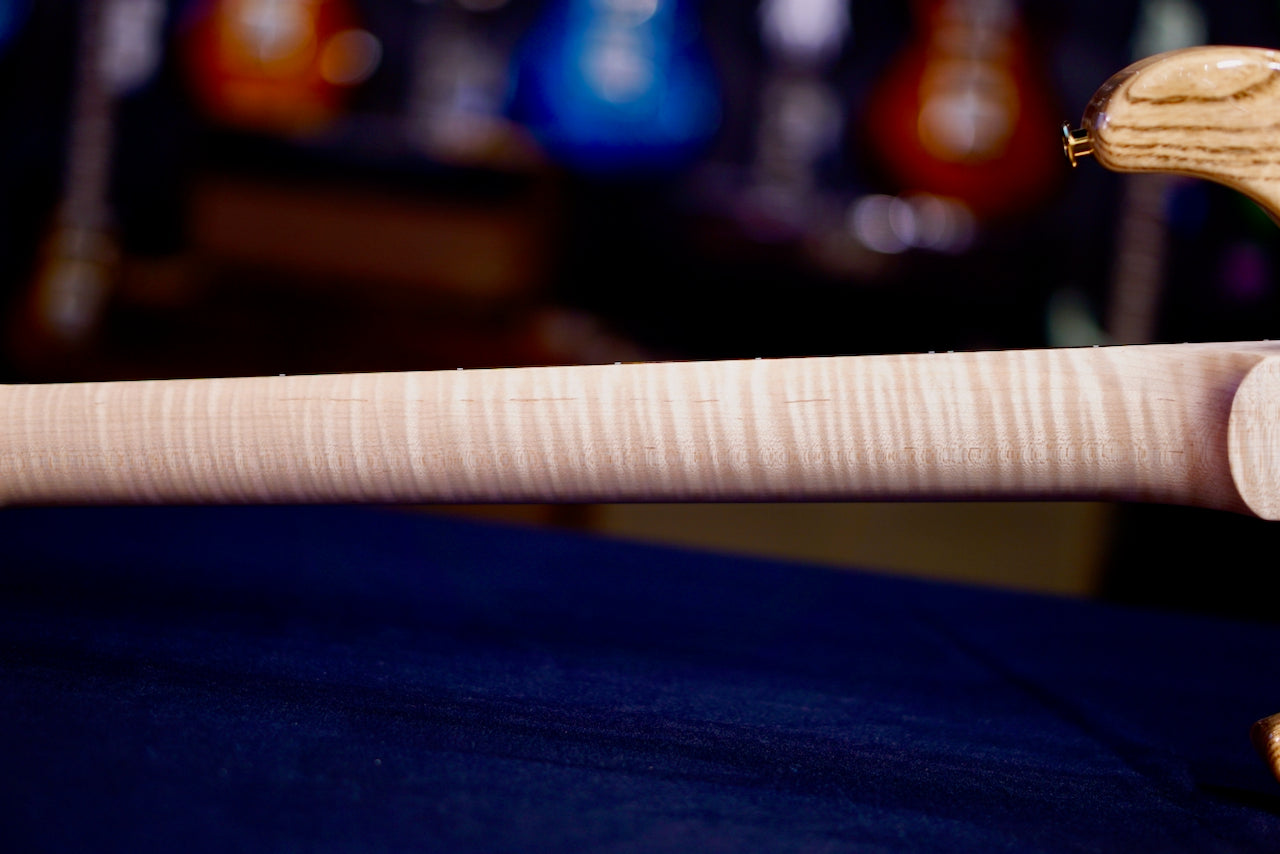 PRS DGT Wood Library Gray Black Fade FlameNeck 0412029