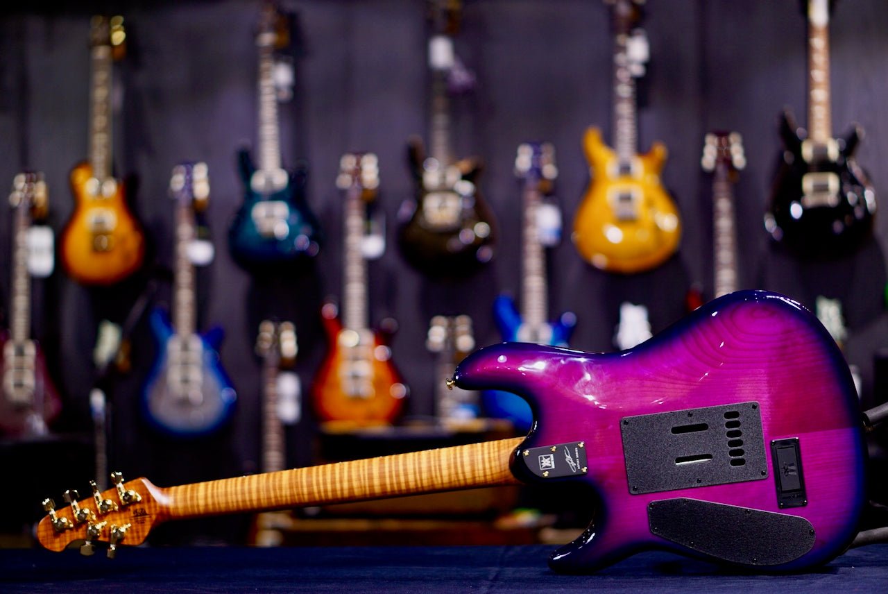 Ernie Ball Music Man Jason Richardson 6-string Cutlass Majora Purple S12546
