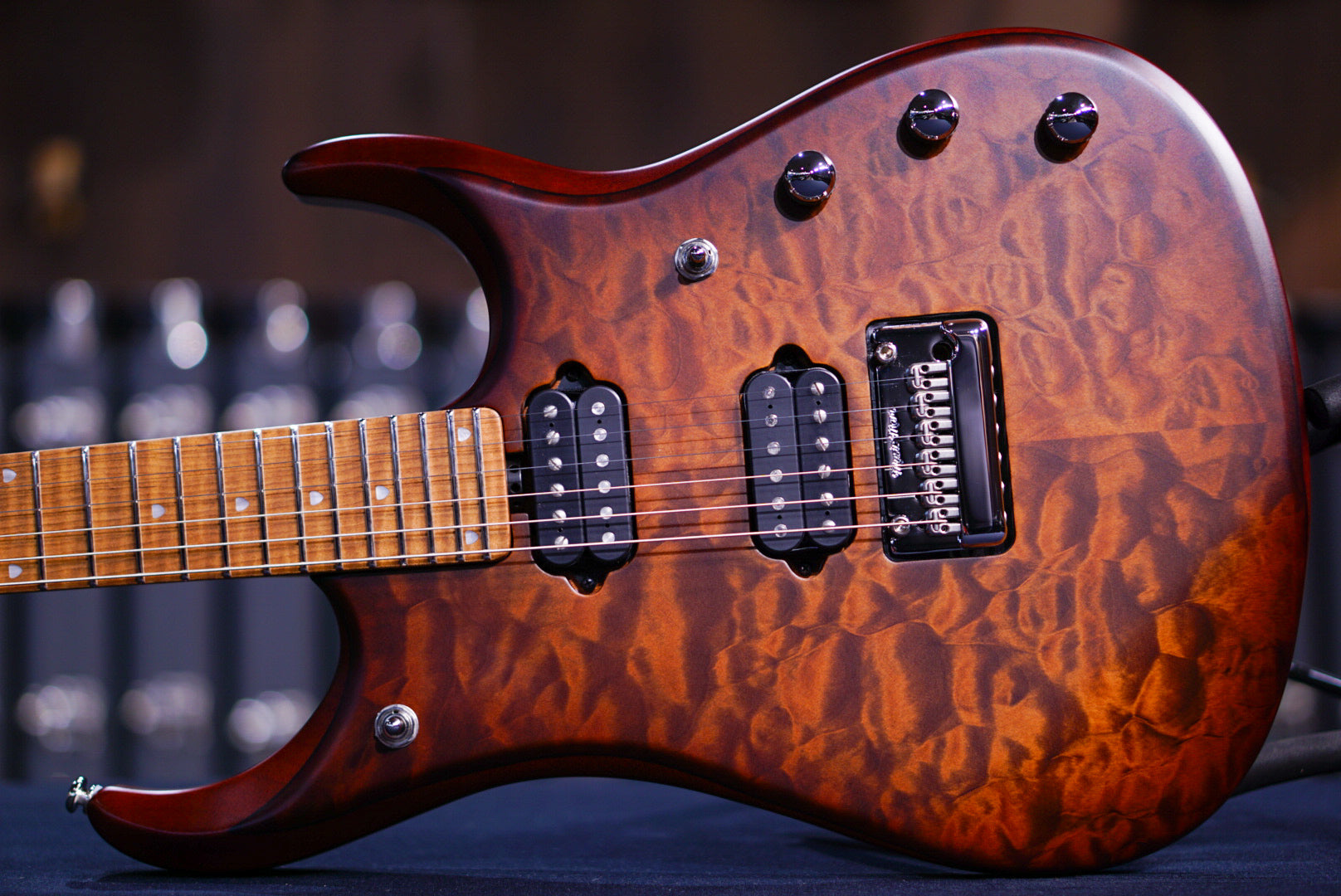 Ernie Ball Music Man JP 15 6 STRING SAHARA BURST QUILT TOP H05926