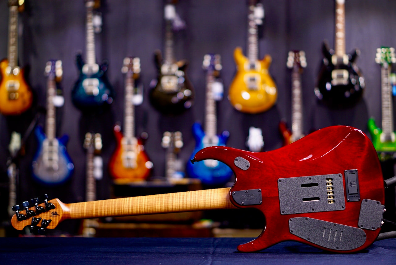 Ernie Ball Music Man JP15 Red Tide Flame H09957