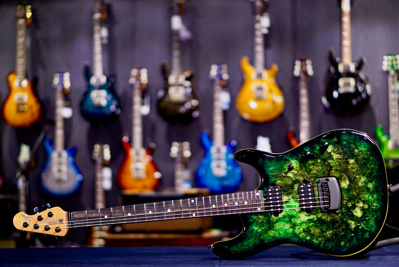 Ernie Ball Music Man Jason Richardson 6-string Cutlass Kokiri Green S12479