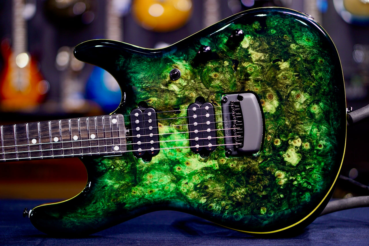 Ernie Ball Music Man Jason Richardson 6-string Cutlass Kokiri Green S12479