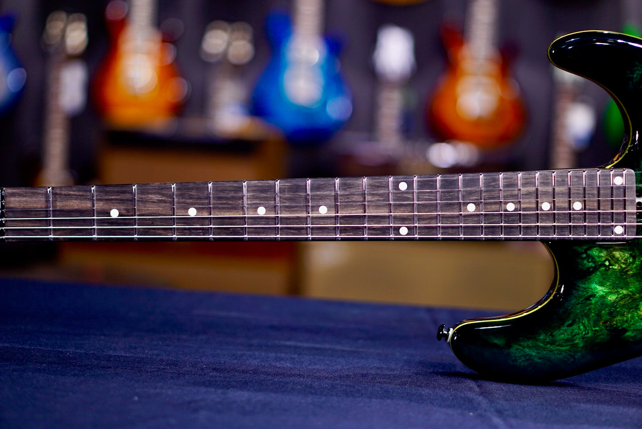 Ernie Ball Music Man Jason Richardson 6-string Cutlass Kokiri Green S12479