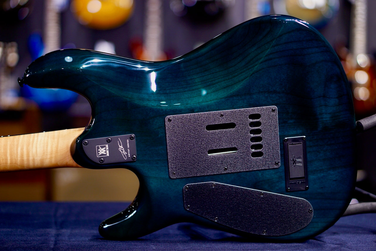 Ernie Ball Music Man Jason Richardson 6-string Cutlass Kokiri Green S12479