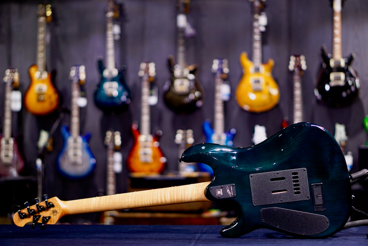 Ernie Ball Music Man Jason Richardson 6-string Cutlass Kokiri Green S12479