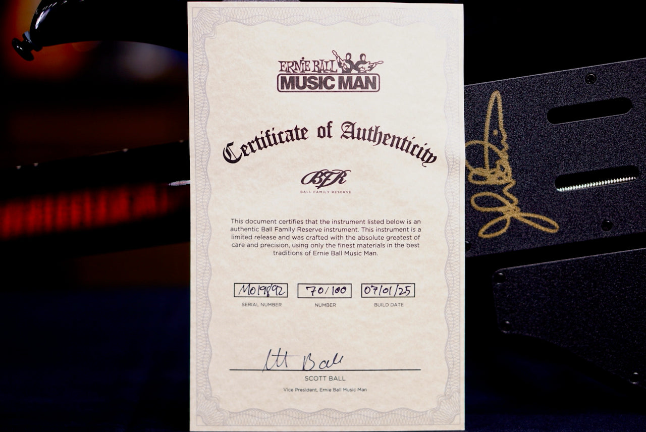 Ernie Ball Music Man Majesty Red Nebula 6-String M019892