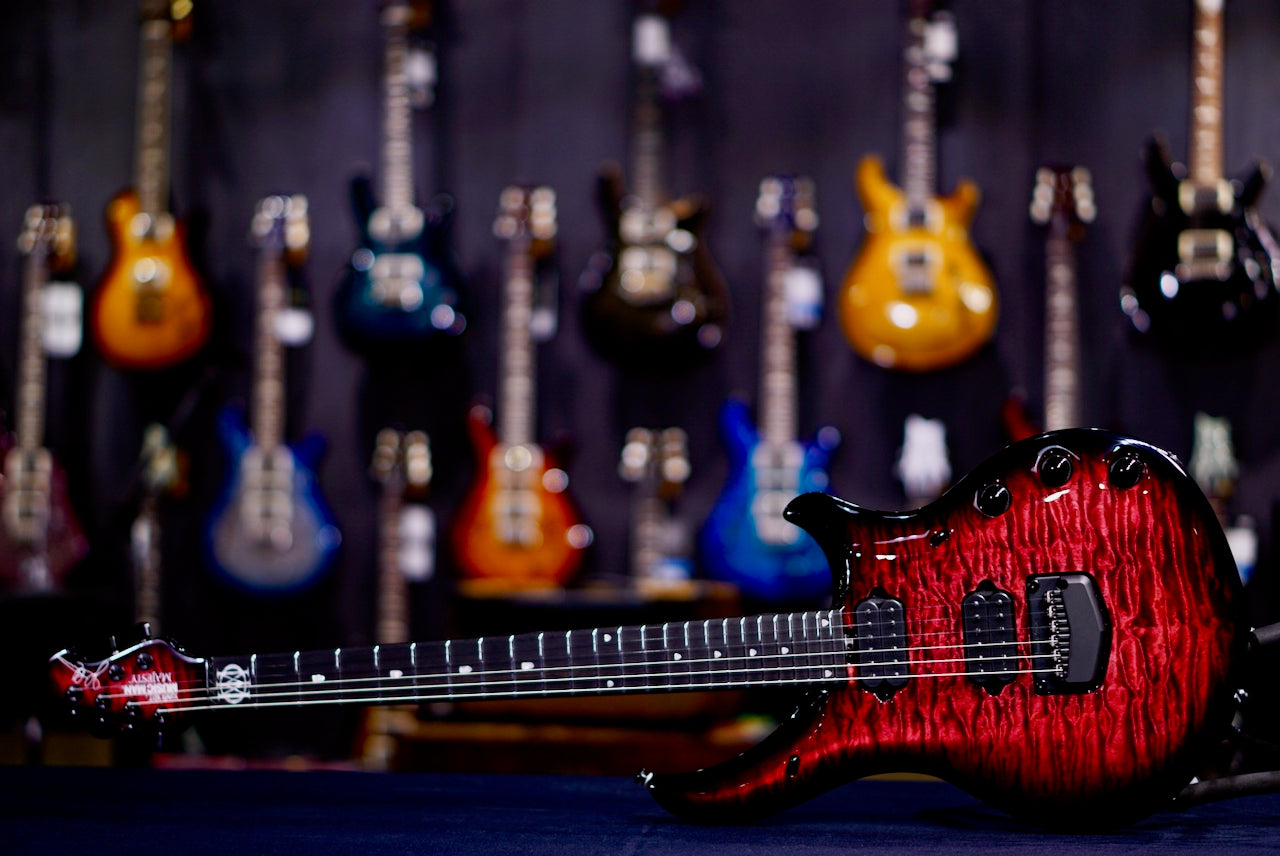 RESERVED Ernie Ball Music Man Majesty Red Nebula 6-String M019891