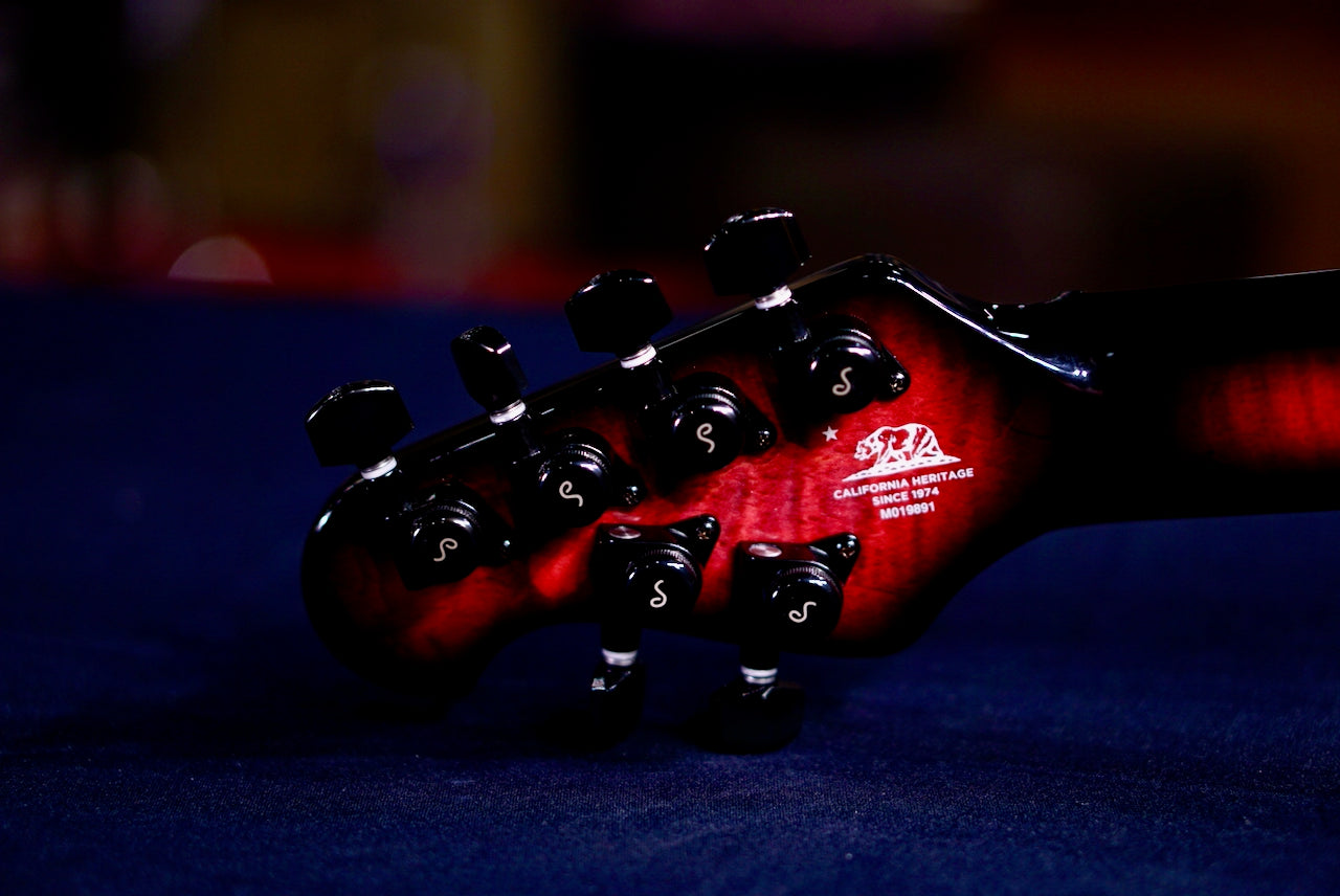 RESERVED Ernie Ball Music Man Majesty Red Nebula 6-String M019891