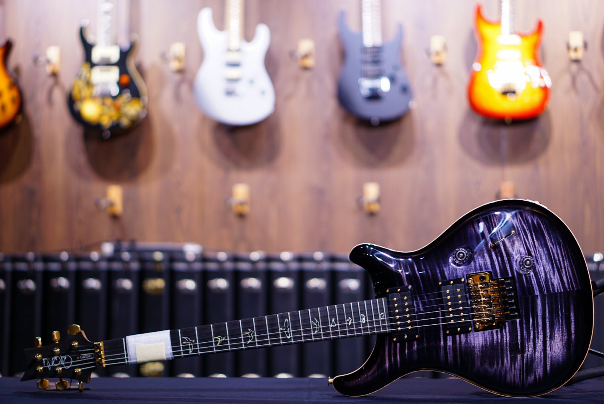PRS Custom 24 floyd purple mist wood library torrefied neck 0335212 - HIENDGUITAR PRS GUITAR
