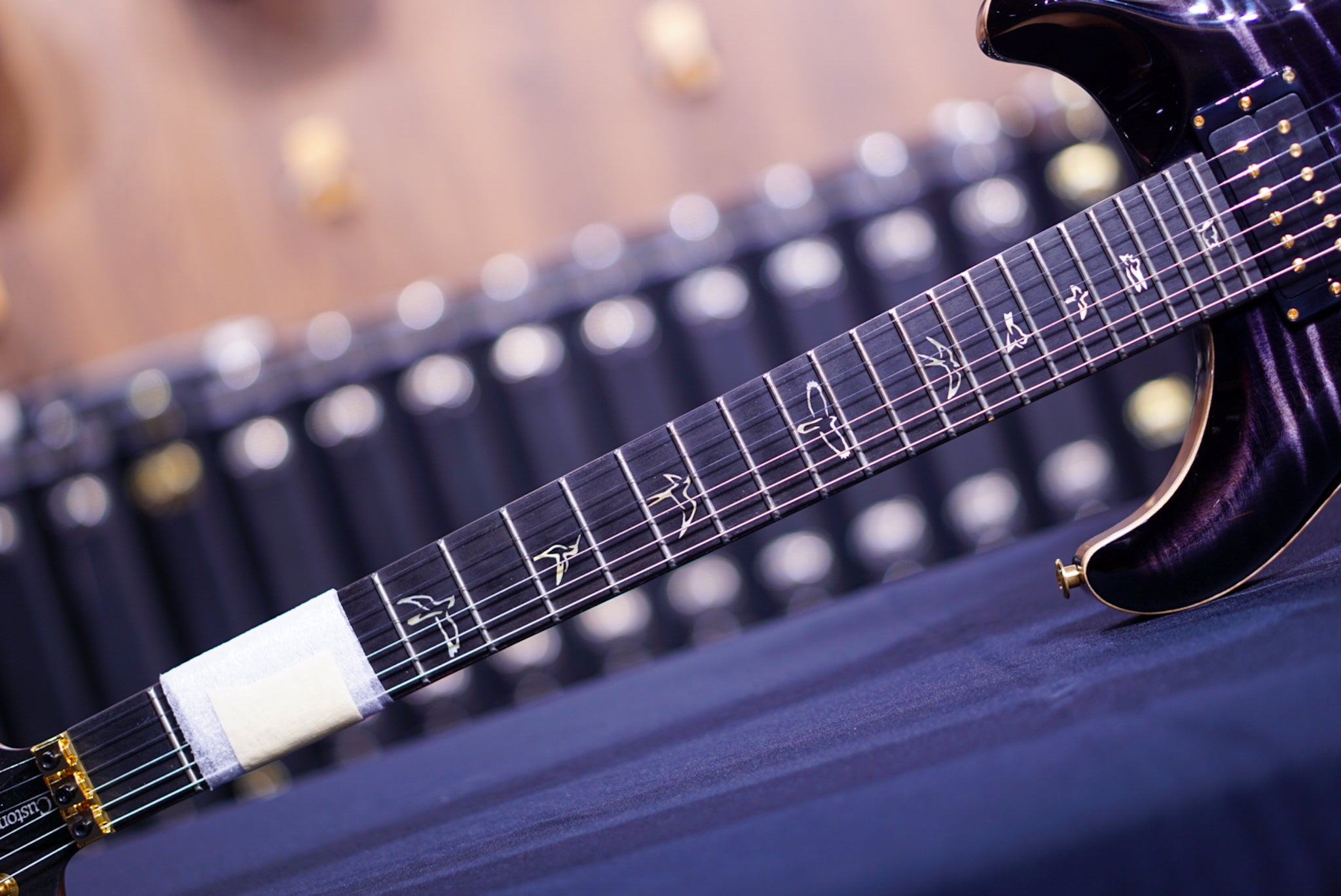 PRS Custom 24 floyd purple mist wood library torrefied neck 0335212 - HIENDGUITAR PRS GUITAR