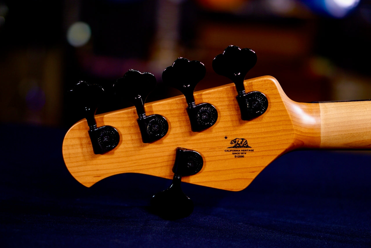 Ernie Ball Music Man Bass Dark Ray 5 Sapphire Iris S12590