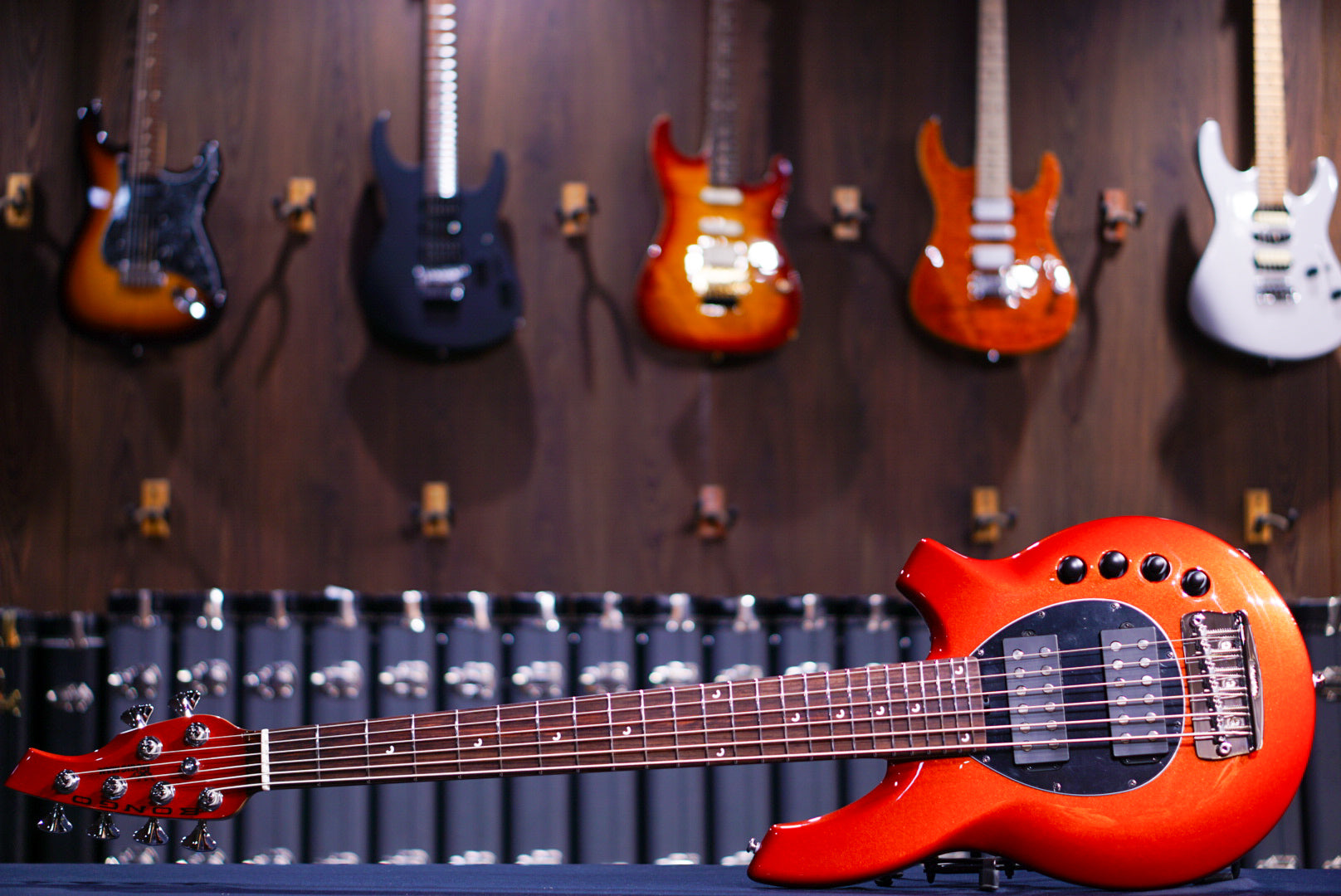 Ernie Ball Music Man Bongo 6 HH Blood Orange K04793