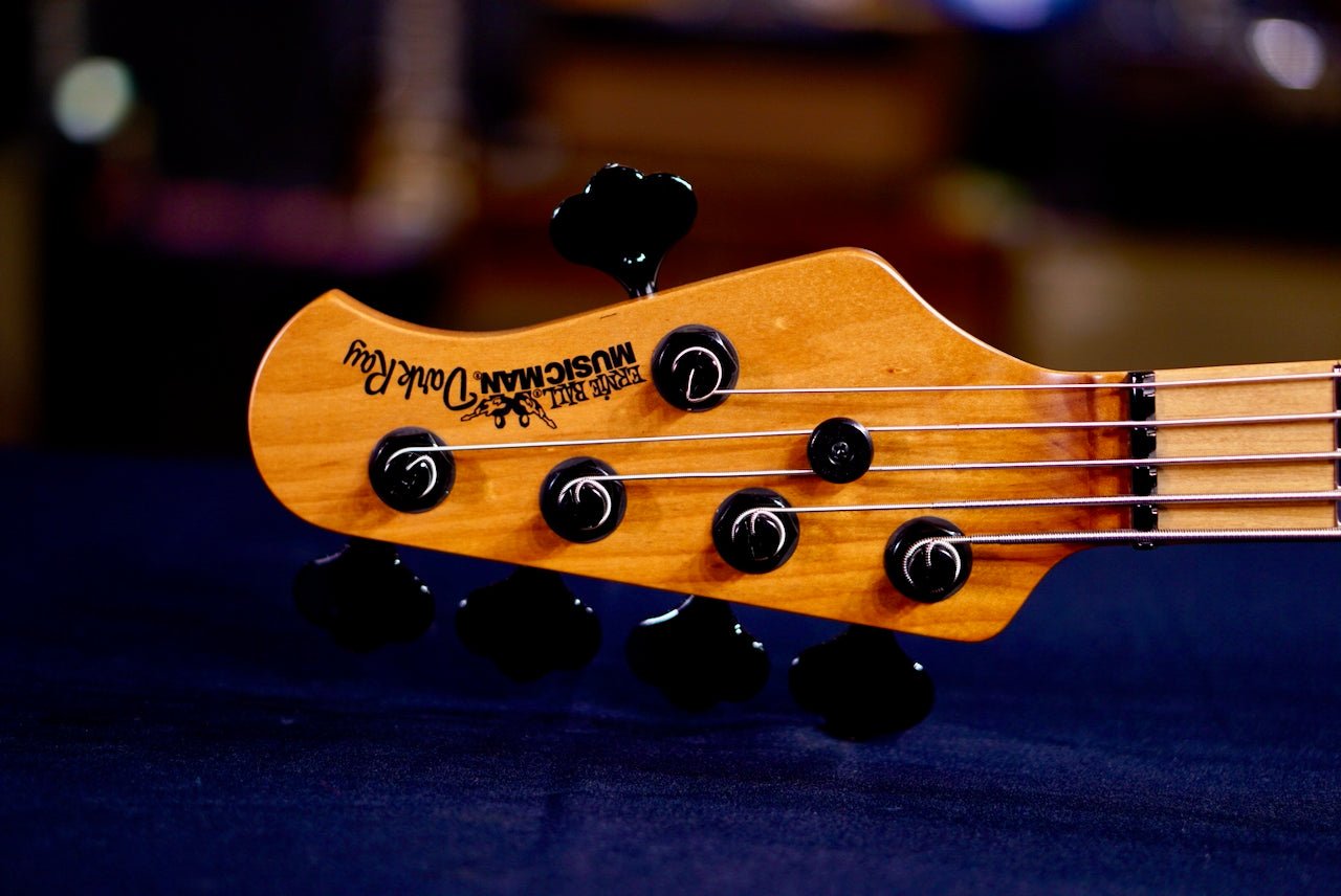 Ernie Ball Music Man Bass Dark Ray 5 Emerald Iris S12527