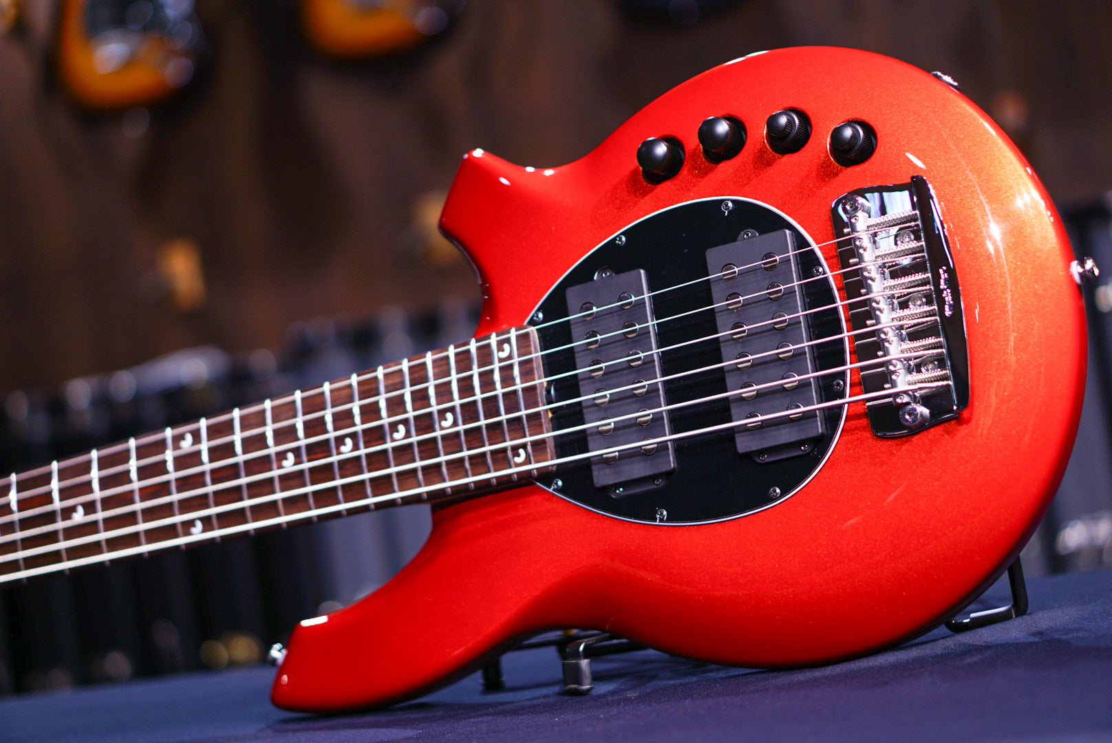 Ernie Ball Music Man Bongo 6 HH Blood Orange K04793