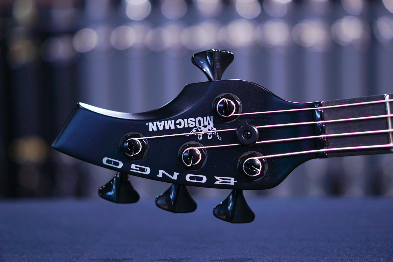 Ernie Ball Music Man Bongo 4 HH Stealth Black K02566