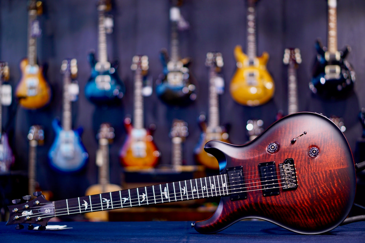 PRS 40th Anniversary Custom 24 Satin Limited Edition Fire Smokeburst 0410361